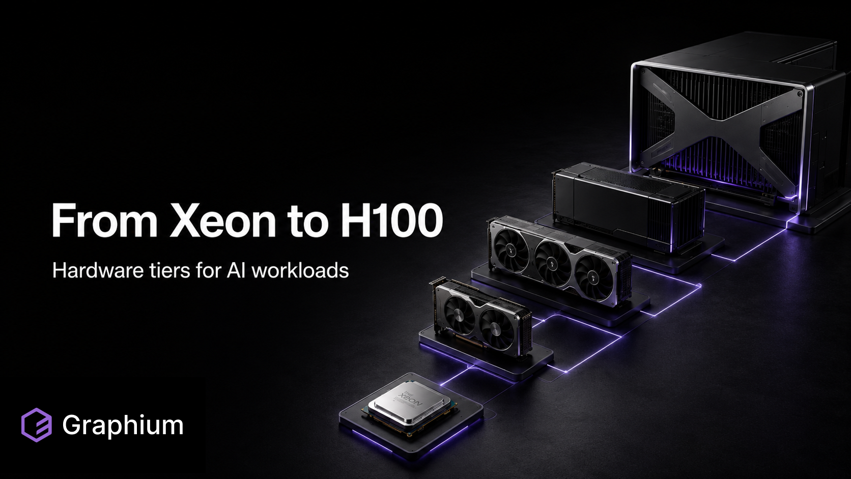 Graphium hardware tiers from Xeon to H100